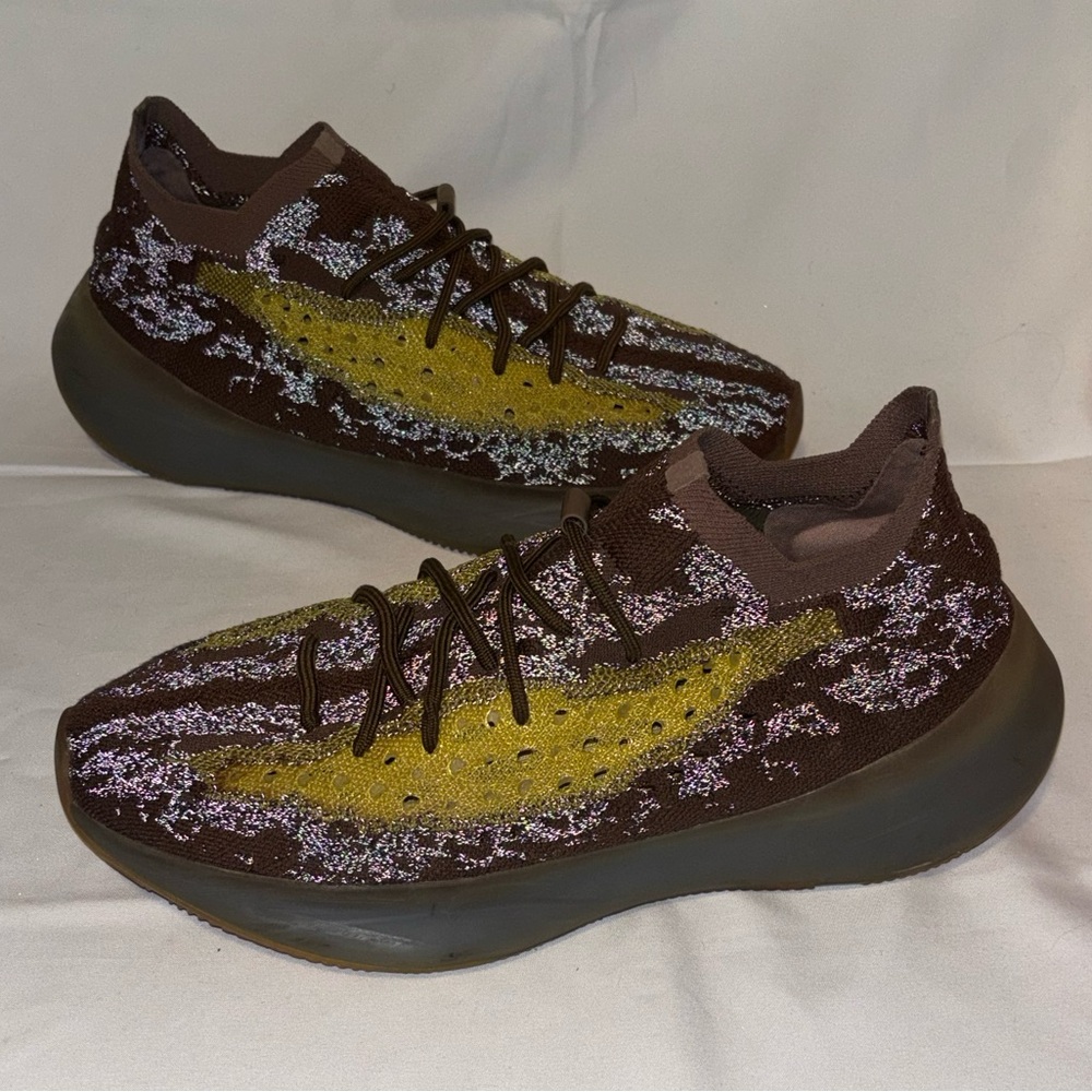 Adidas Yeezy Boost 380 Lmnte Reflective Brown Sneakers H02541 Men’s Size 13.5